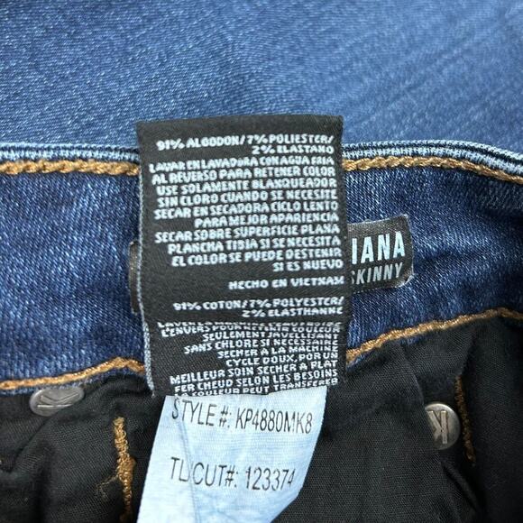 Kut from the Kloth Diana Skinny Jeans size 2 Mid-Rise Undistressed Stretch Denim - Picture 7 of 7